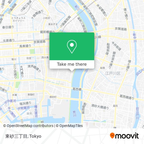 東砂三丁目 map