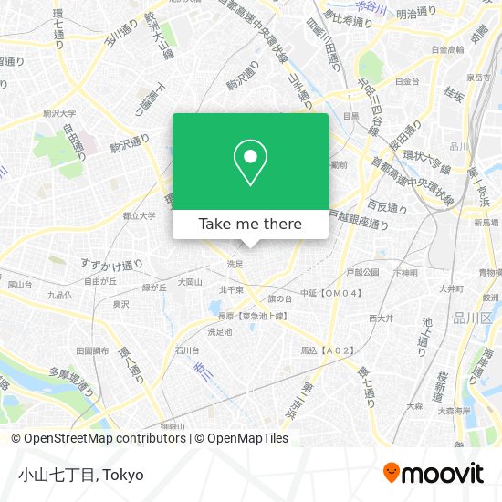 小山七丁目 map