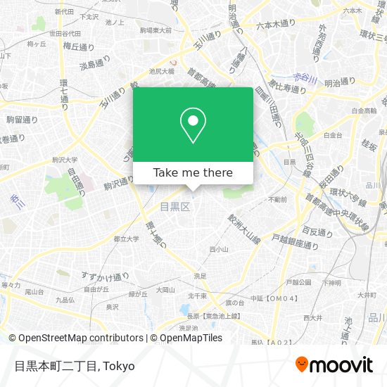 目黒本町二丁目 map