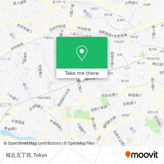 桜丘五丁目 map