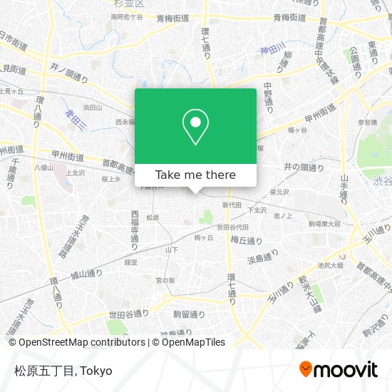 松原五丁目 map