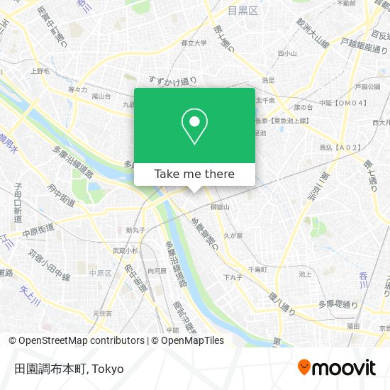 田園調布本町 map