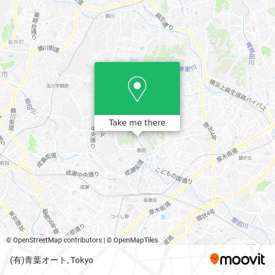 (有)青葉オート map