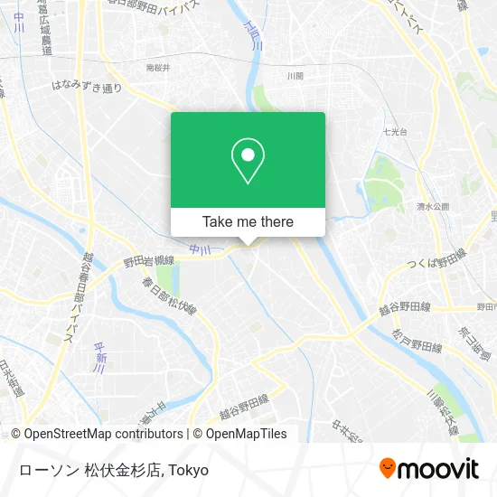ローソン 松伏金杉店 map