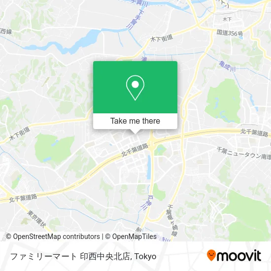 Family Mart Inzai Chuo Kita Store map