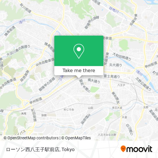 ローソン西八王子駅前店 map