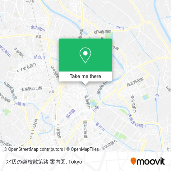 水辺の楽校散策路 案内図 map
