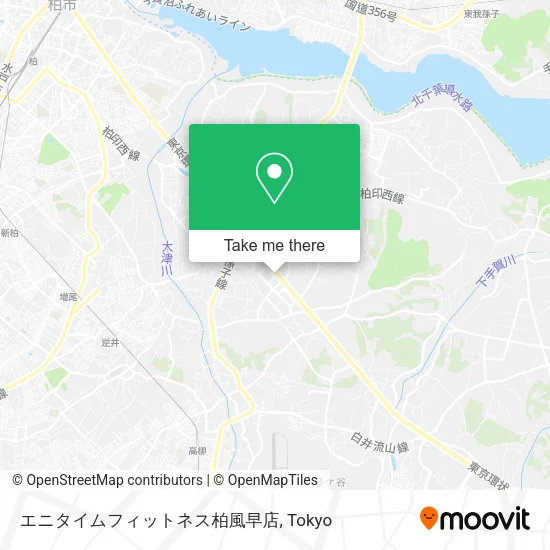 エニタイムフィットネス柏風早店 map