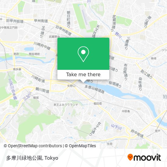 多摩川緑地公園 map