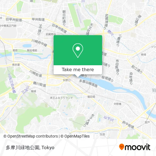 多摩川緑地公園 map