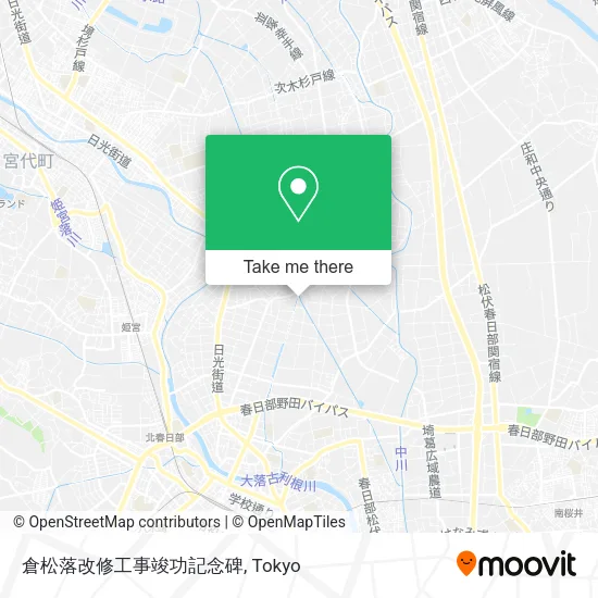 倉松落改修工事竣功記念碑 map