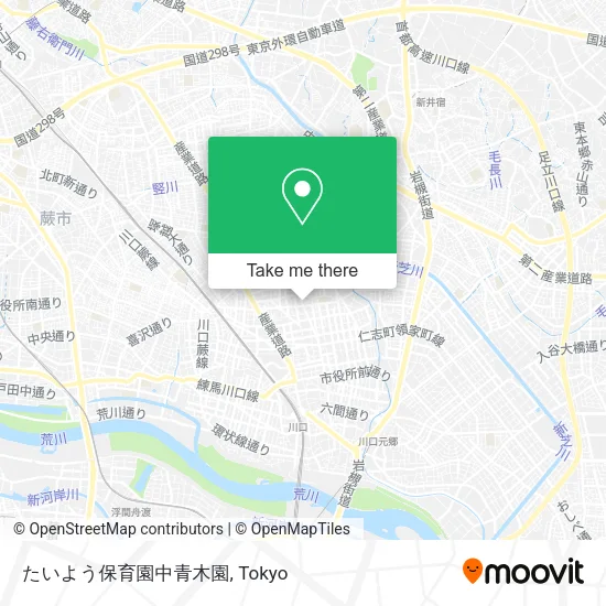 たいよう保育園中青木園 map