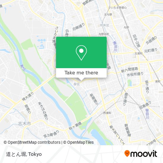 道とん堀 map