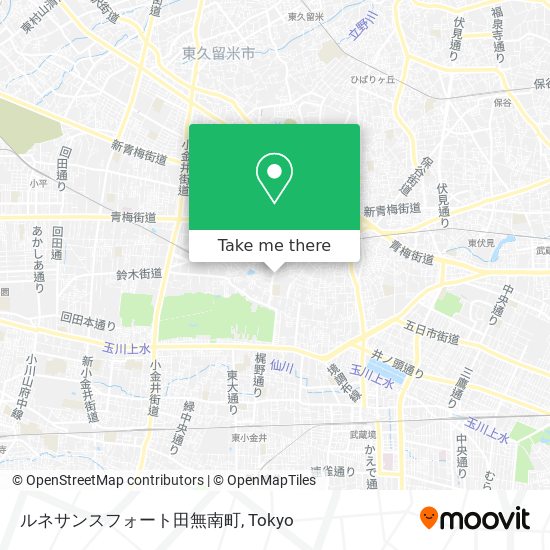 ルネサンスフォート田無南町 map