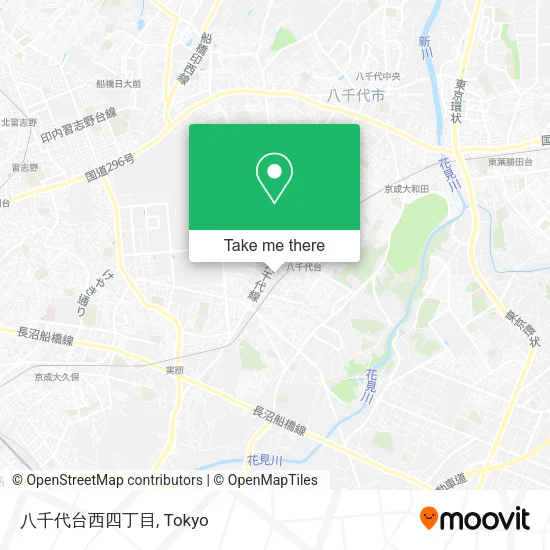 八千代台西四丁目 map