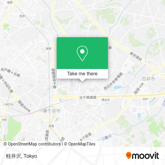 軽井沢 map