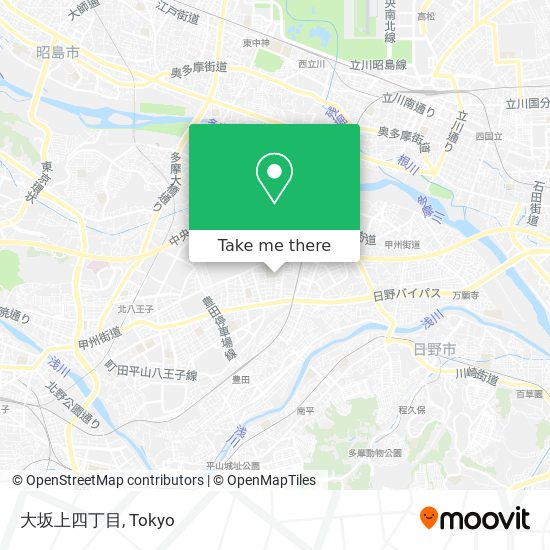 大坂上四丁目 map