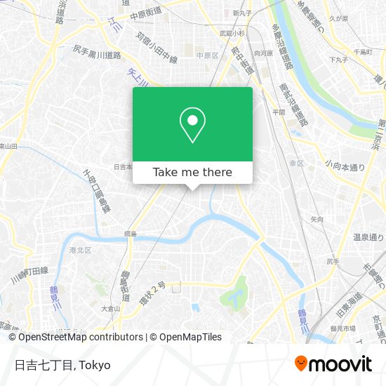日吉七丁目 map