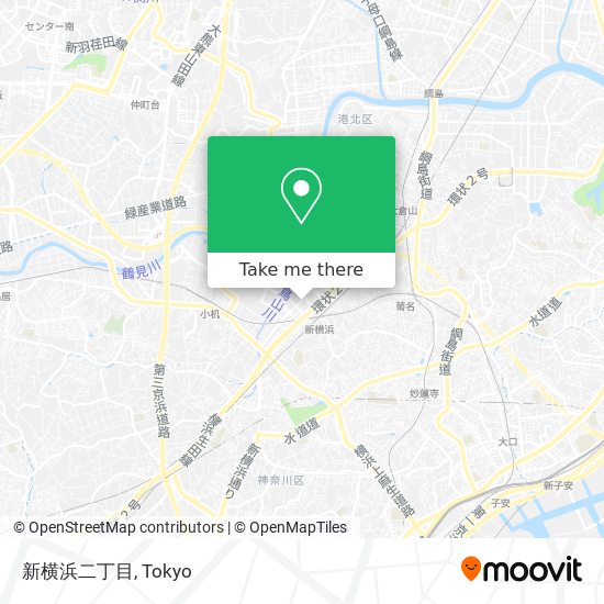 新横浜二丁目 map