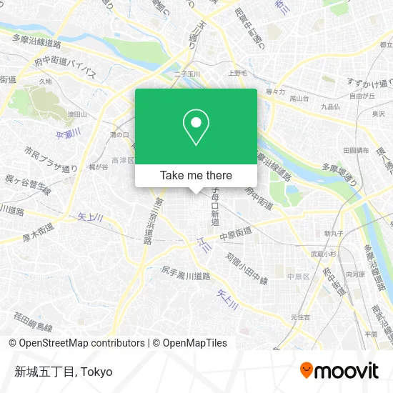 新城五丁目 map
