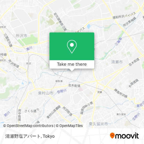 清瀬野塩アパート map