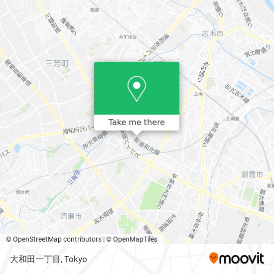 大和田一丁目 map
