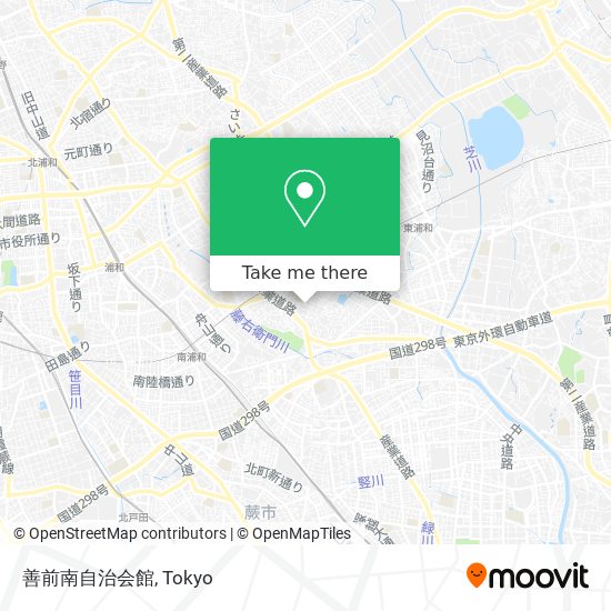 善前南自治会館 map