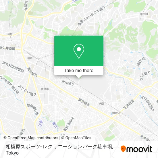 相模原スポーツ･レクリエーションパーク駐車場 map