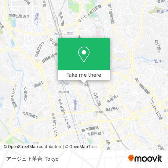 アージュ下落合 map