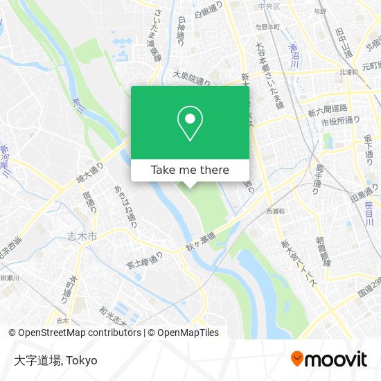 大字道場 map