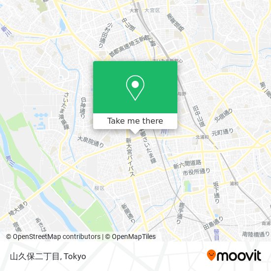 山久保二丁目 map