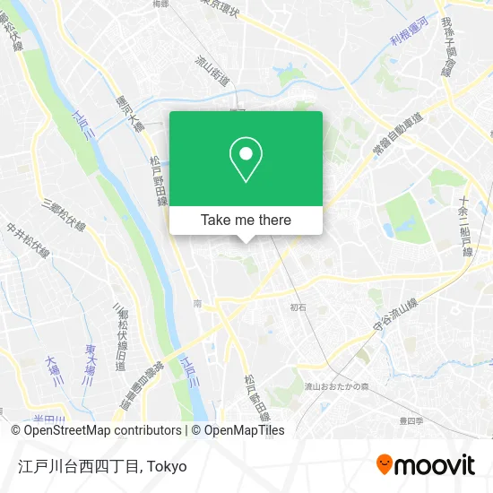 江戸川台西四丁目 map