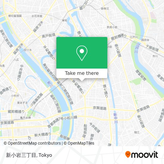 新小岩三丁目 map