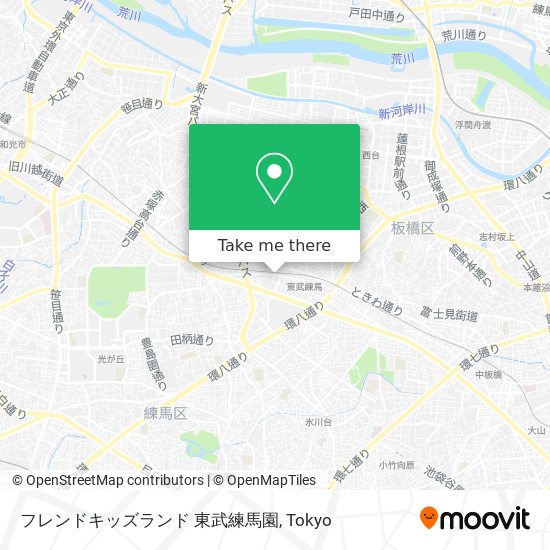 フレンドキッズランド 東武練馬園 map