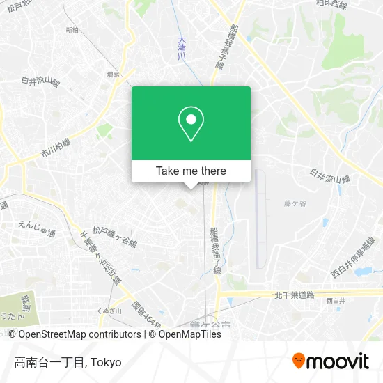 高南台一丁目 map