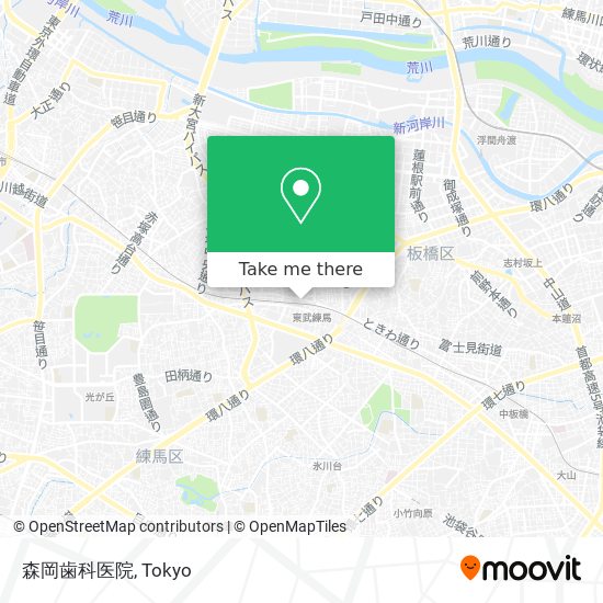 森岡歯科医院 map