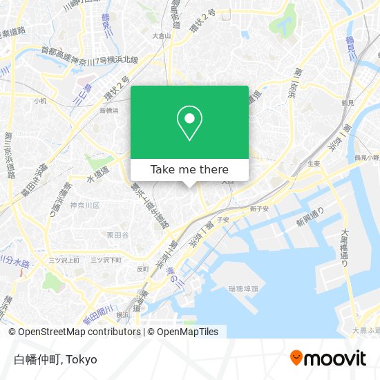 白幡仲町 map