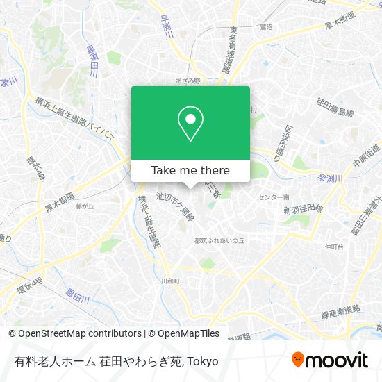 有料老人ホーム 荏田やわらぎ苑 map