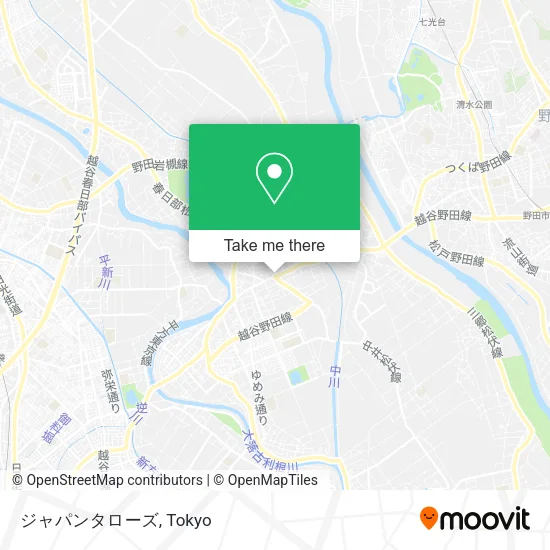 ジャパンタローズ map