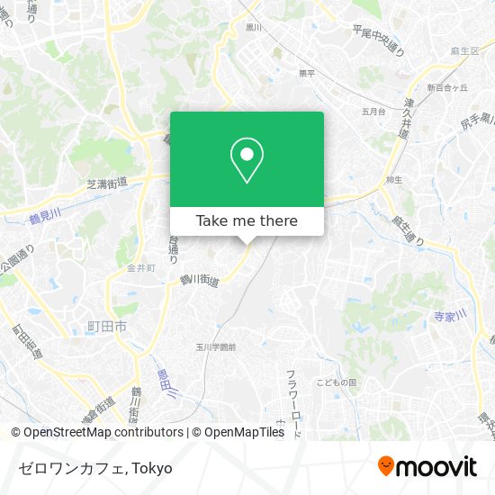 ゼロワンカフェ map