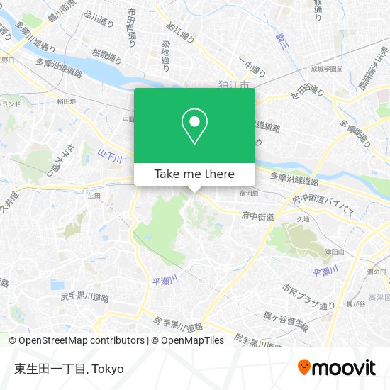 東生田一丁目 map