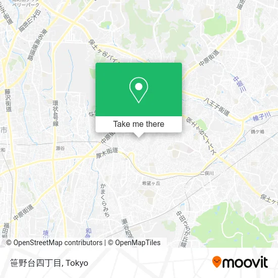 笹野台四丁目 map