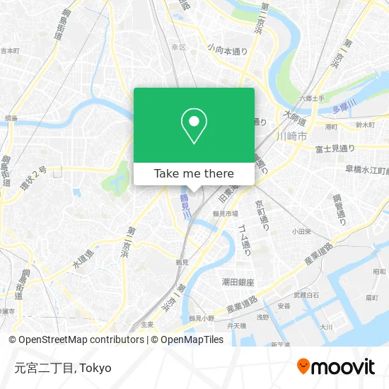 元宮二丁目 map