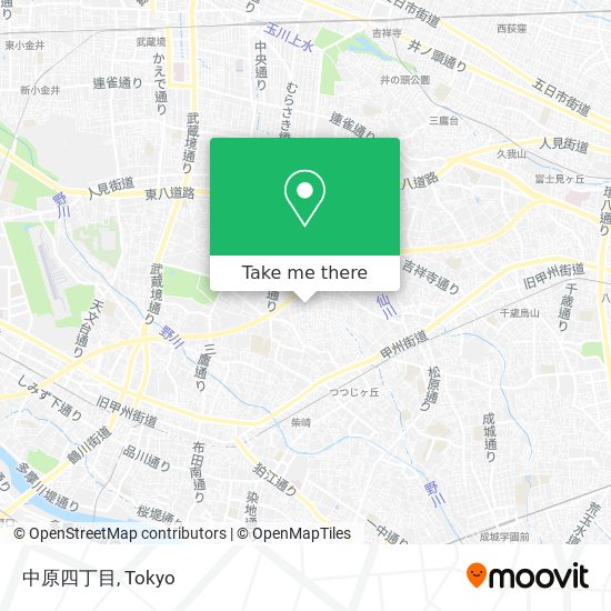 中原四丁目 map