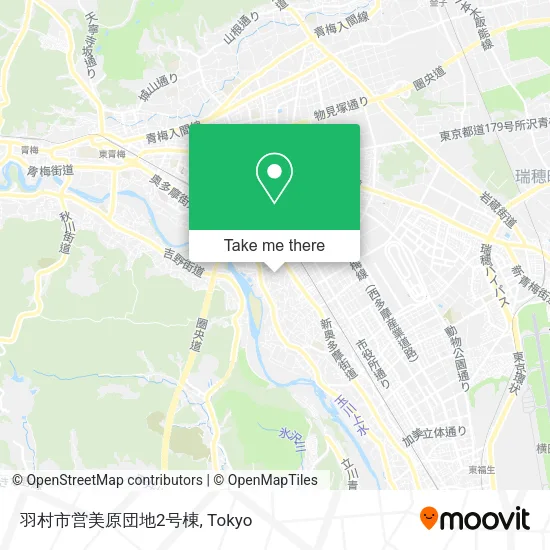 羽村市営美原団地2号棟 map