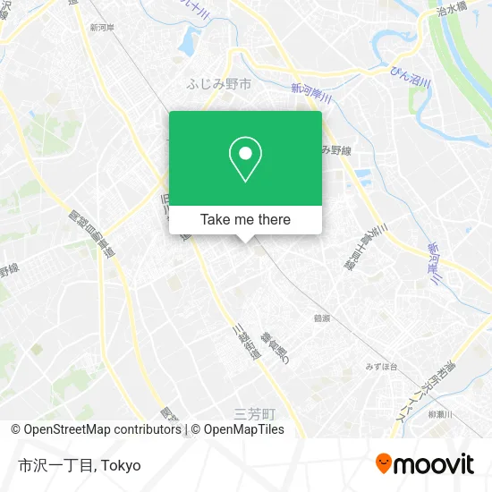 市沢一丁目 map