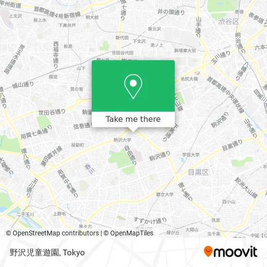 野沢児童遊園 map