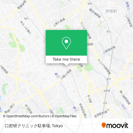 口腔研クリニック駐車場 map