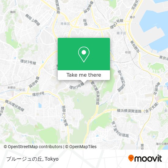 ブルージュの丘 map
