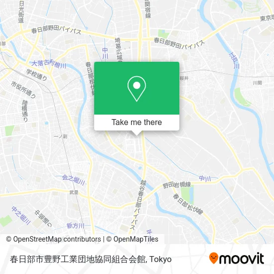 春日部市豊野工業団地協同組合会館 map